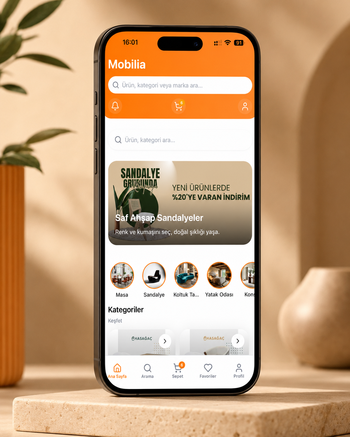 Mobilia Mobile projesi