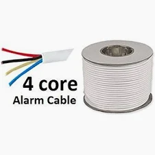 Premium 4 Core Alarm Cable – Reliable Security Wiring for CCTV, Intruder & Fire Alarm Systems