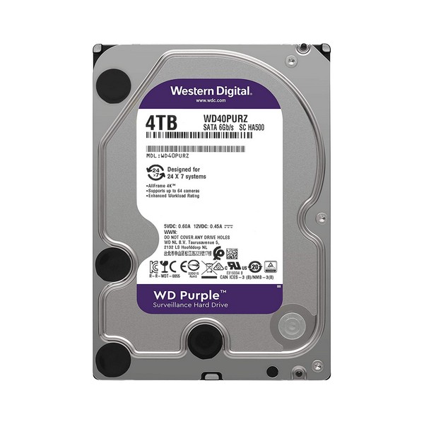 4TB WD Surveillance Hard Disk