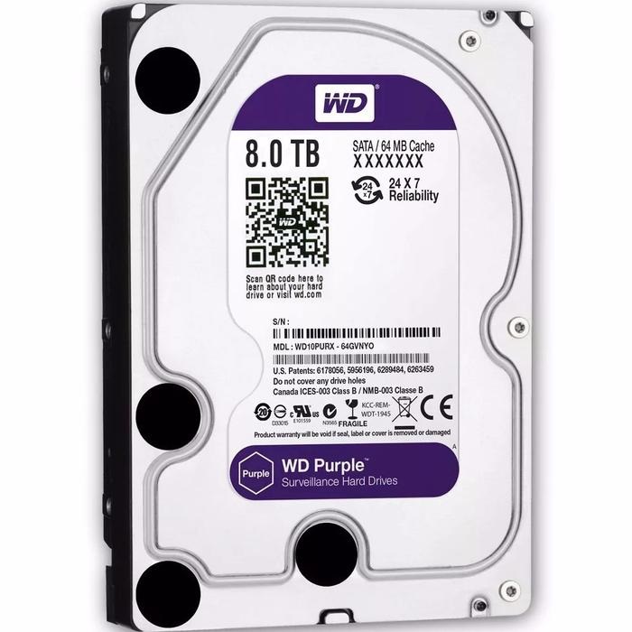 8TB WD Surveillance Hard Disk