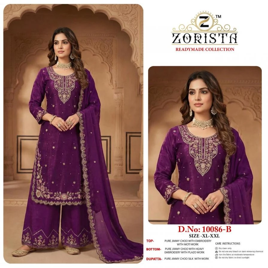 10086 Readymade Salwar Suits wholesale ZIMMI CHOO - Ethnicaa thumbnail 4