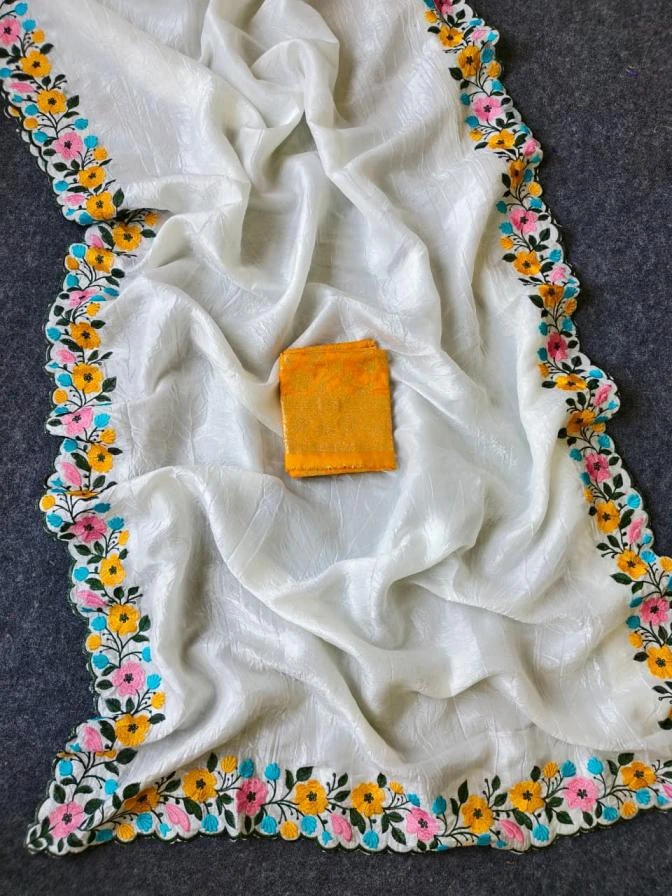 1063 Sarees wholesale CRUSH - Ethnicaa thumbnail 3