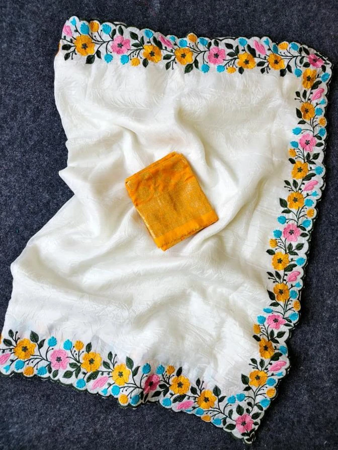 1063 Sarees wholesale CRUSH - Ethnicaa thumbnail 6