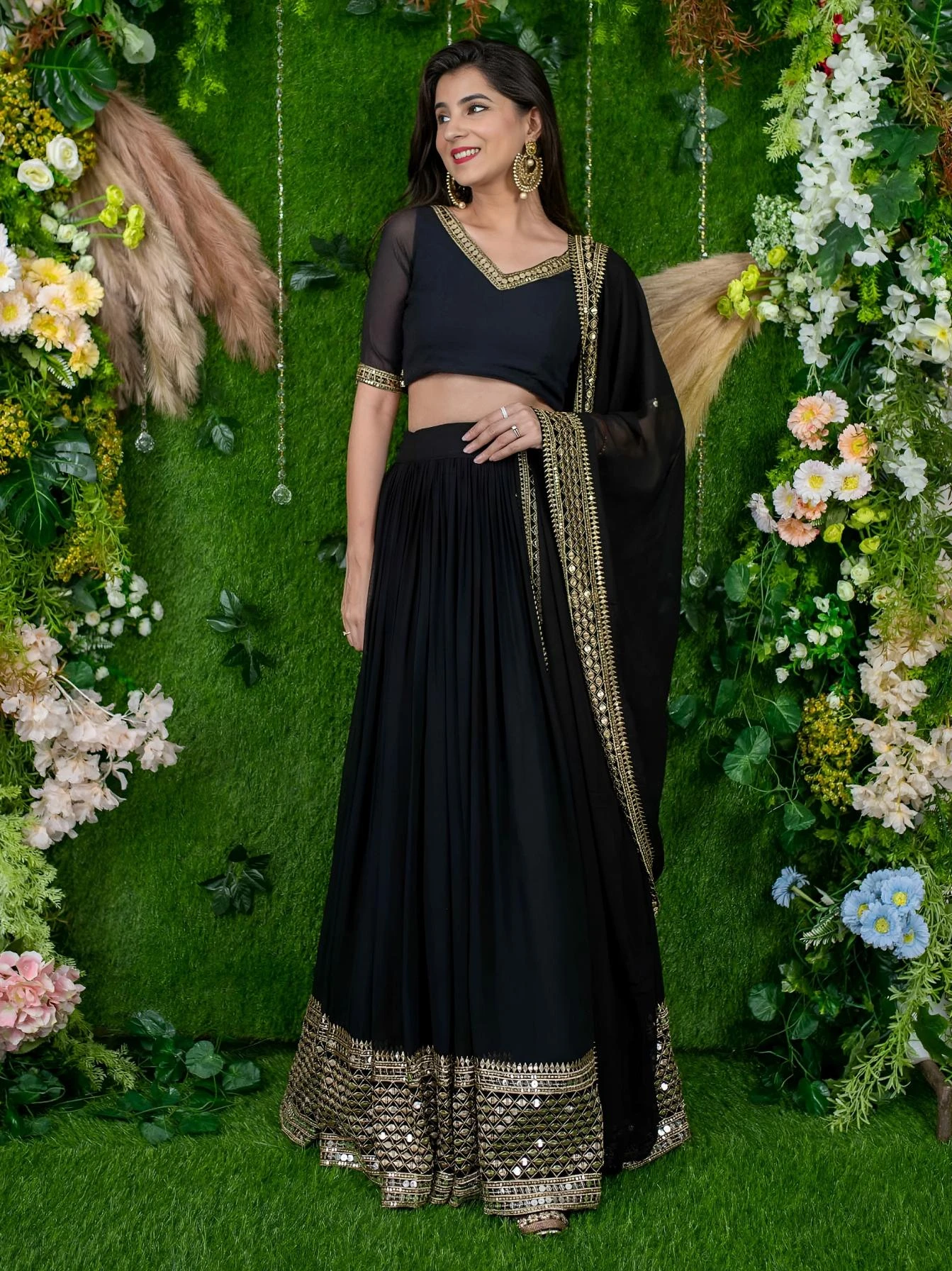 15061 Salwar Suits wholesale GEORGETTE - Ethnicaa thumbnail 8