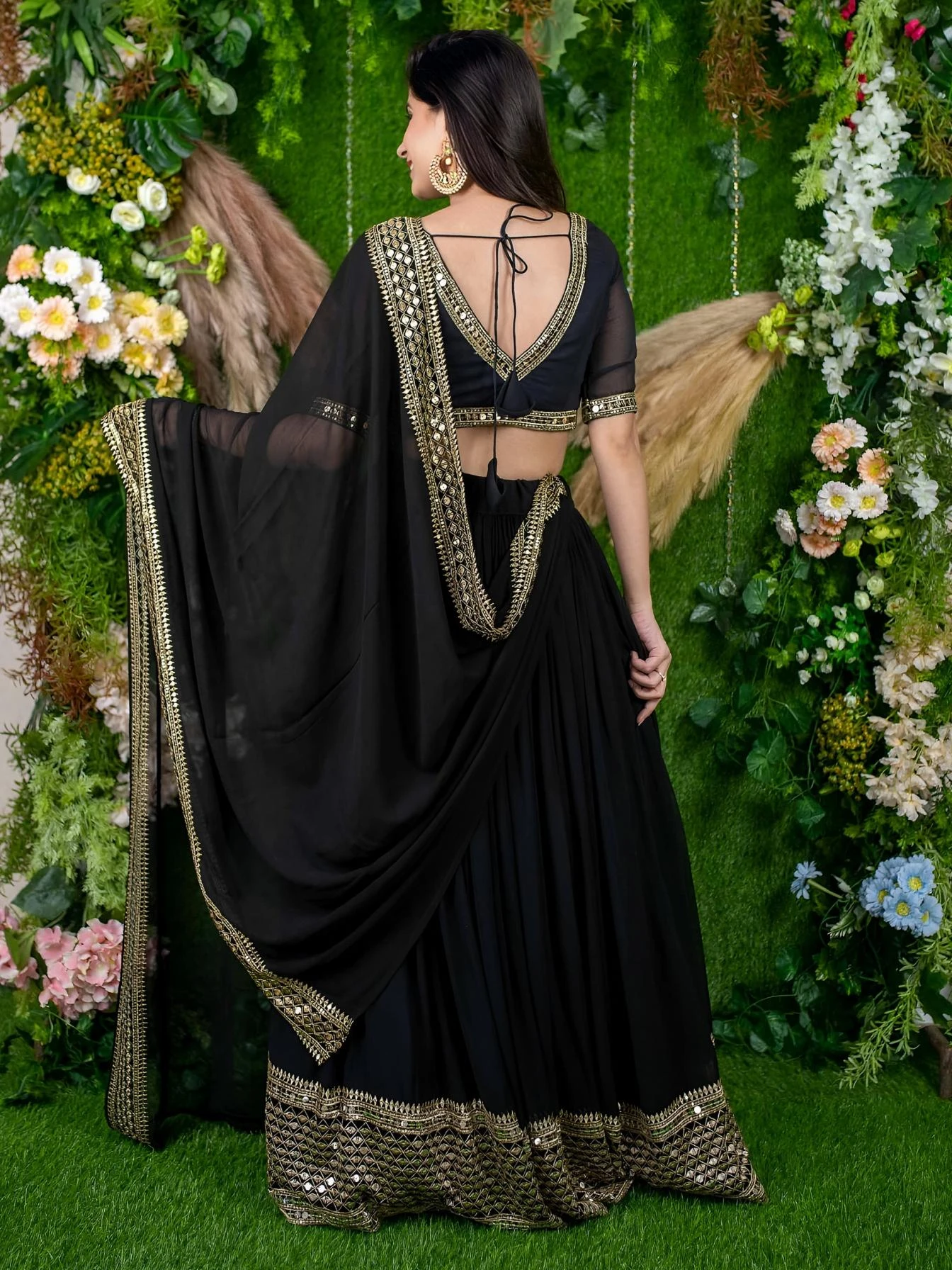 15061 Salwar Suits wholesale GEORGETTE - Ethnicaa thumbnail 5