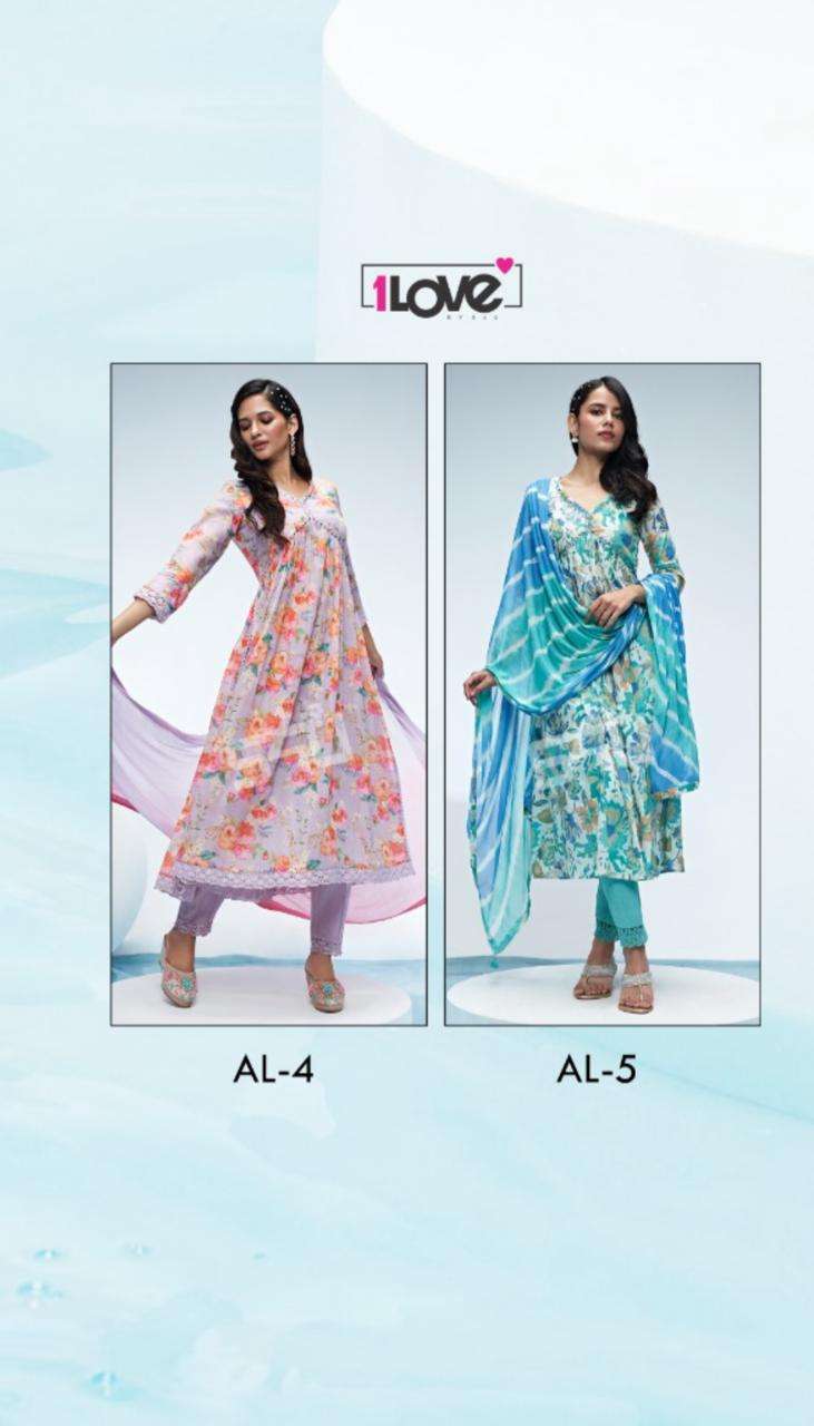 1love by s4u alia cut digital printed mul cotton readymade anarkali suit