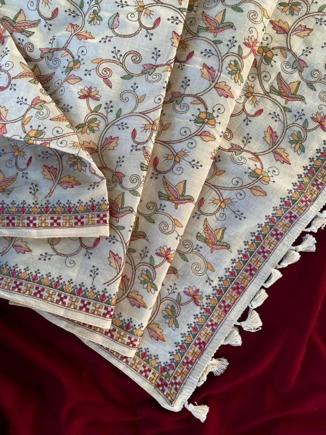 😍 Sarees wholesale LOOM TUSSAR - Ethnicaa thumbnail 4