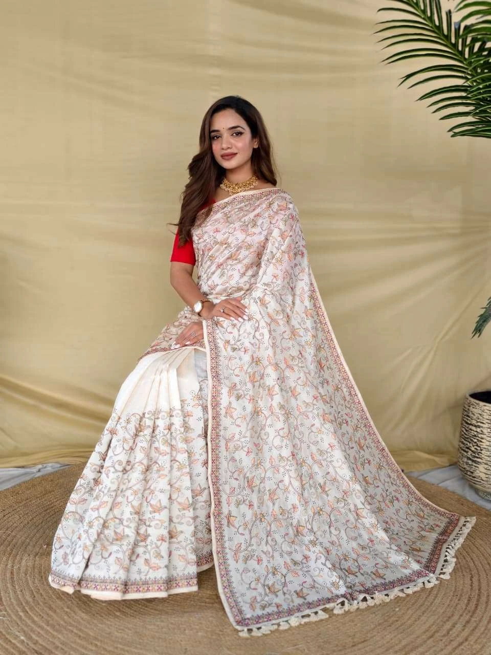 😍 Sarees wholesale LOOM TUSSAR - Ethnicaa thumbnail 2