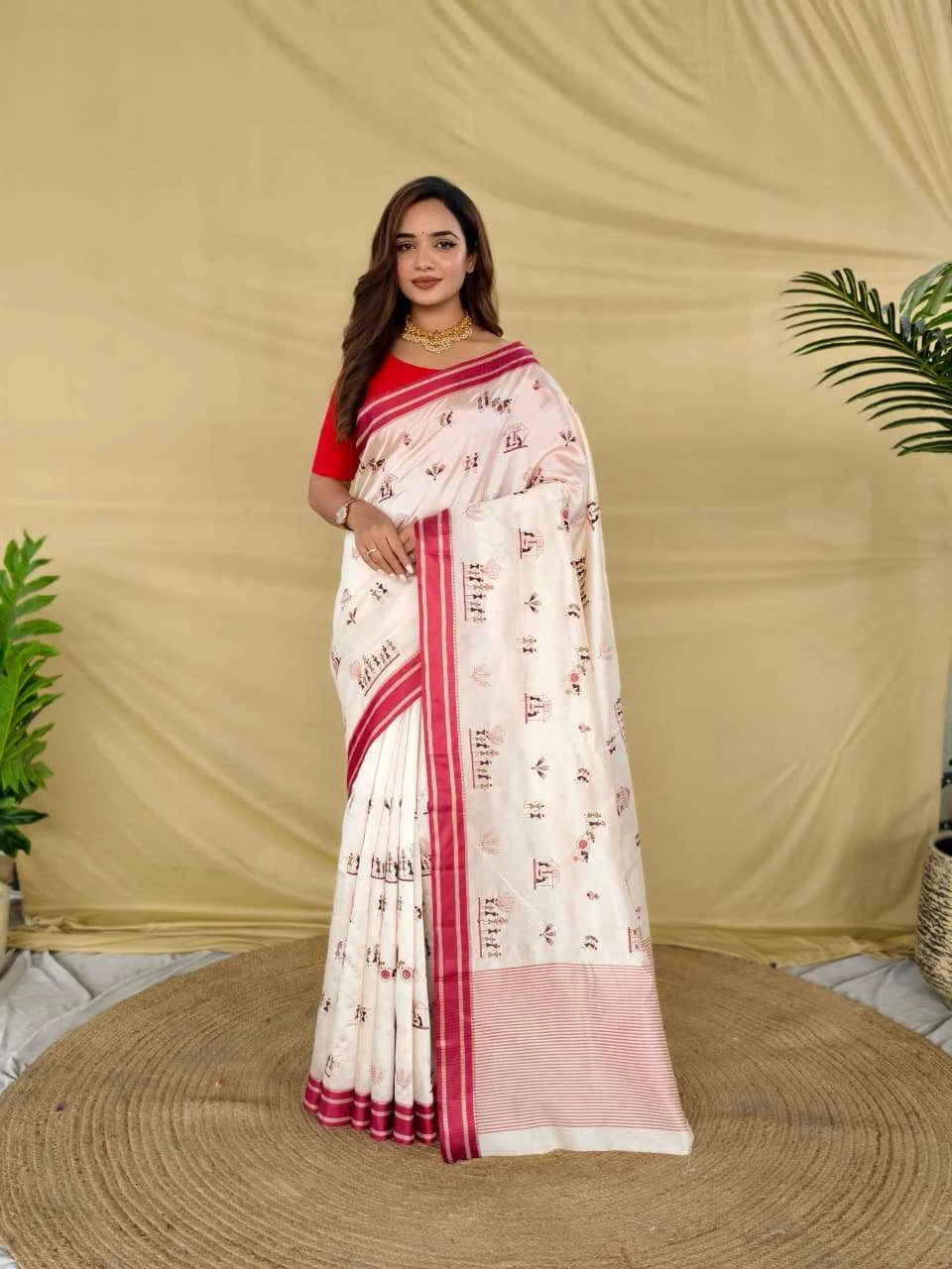 3010 Sarees wholesale TUSSAR SILK - Ethnicaa thumbnail 13