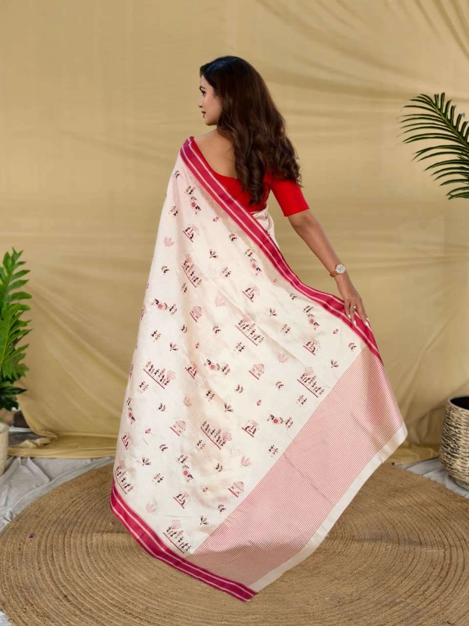 3010 Sarees wholesale TUSSAR SILK - Ethnicaa thumbnail 15