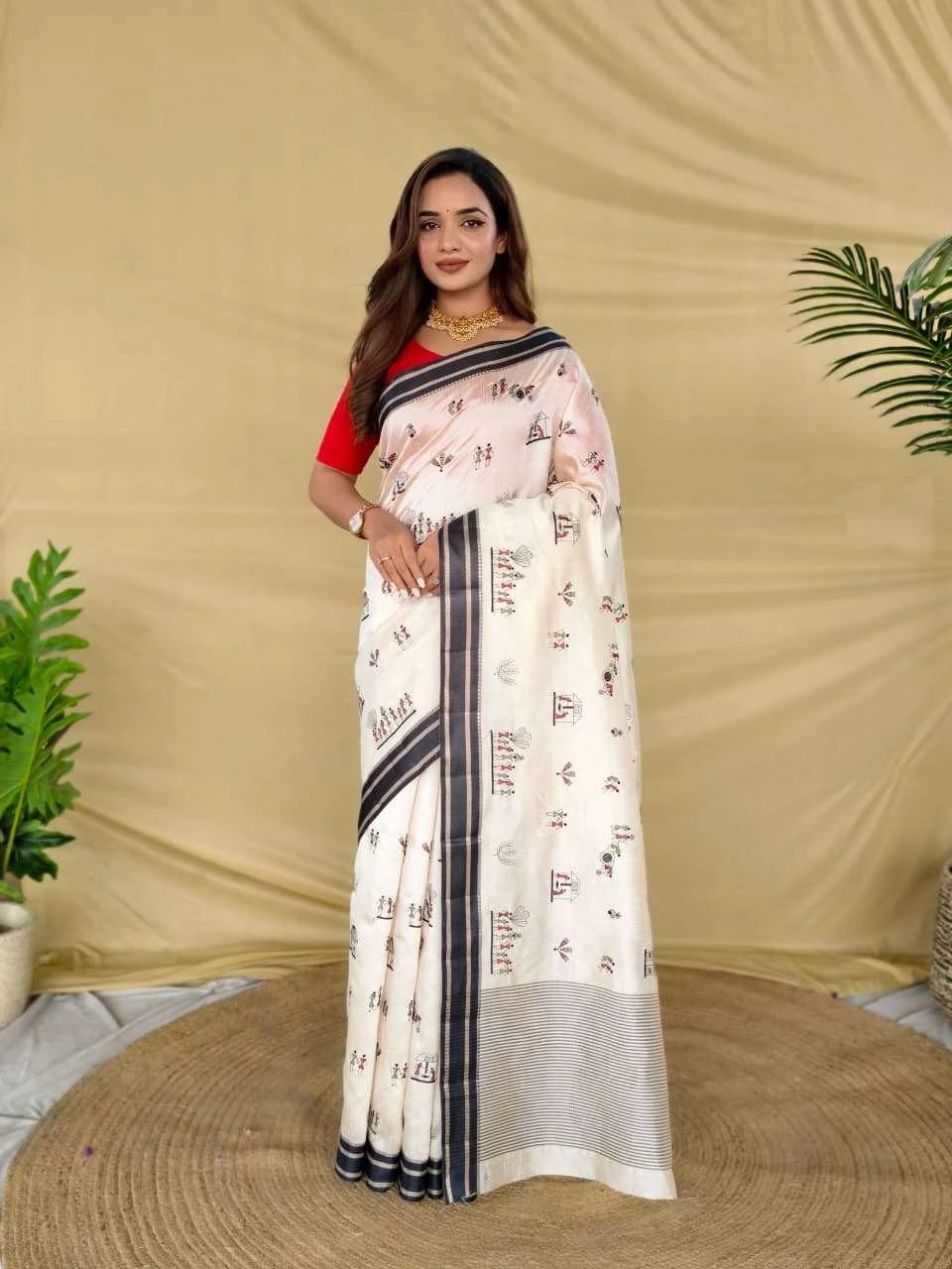 3010 Sarees wholesale TUSSAR SILK - Ethnicaa thumbnail 18