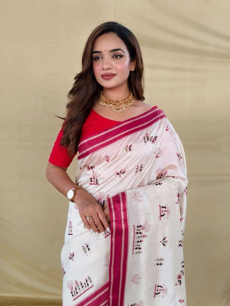 3010 Sarees wholesale TUSSAR SILK - Ethnicaa thumbnail 10