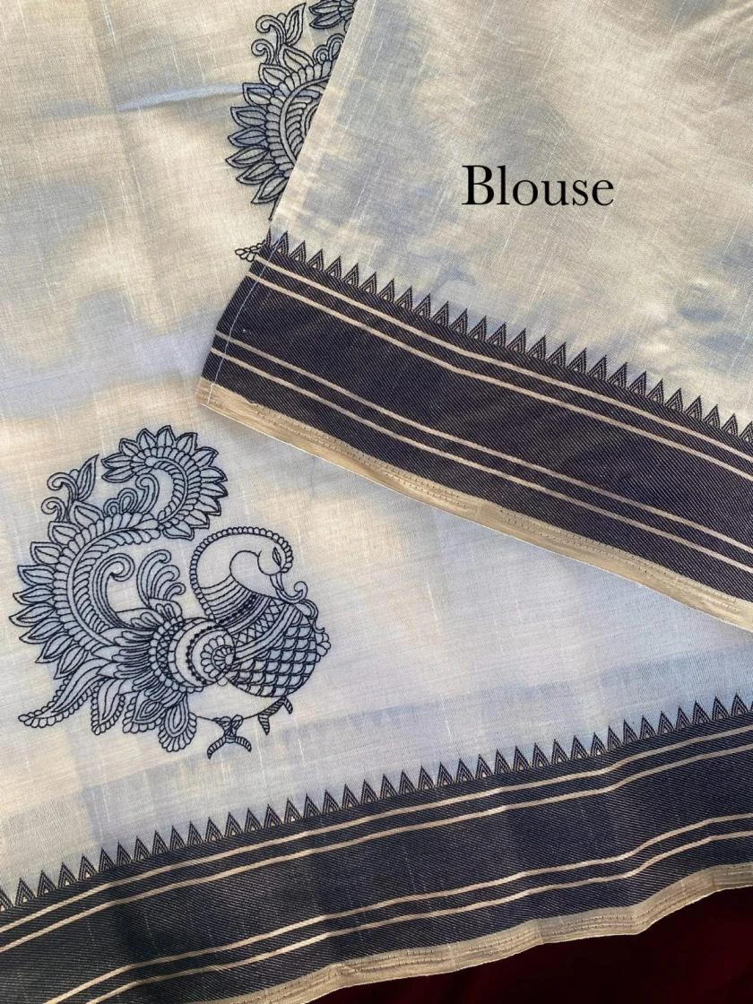 3011 Sarees wholesale TUSSAR SILK - Ethnicaa thumbnail 6