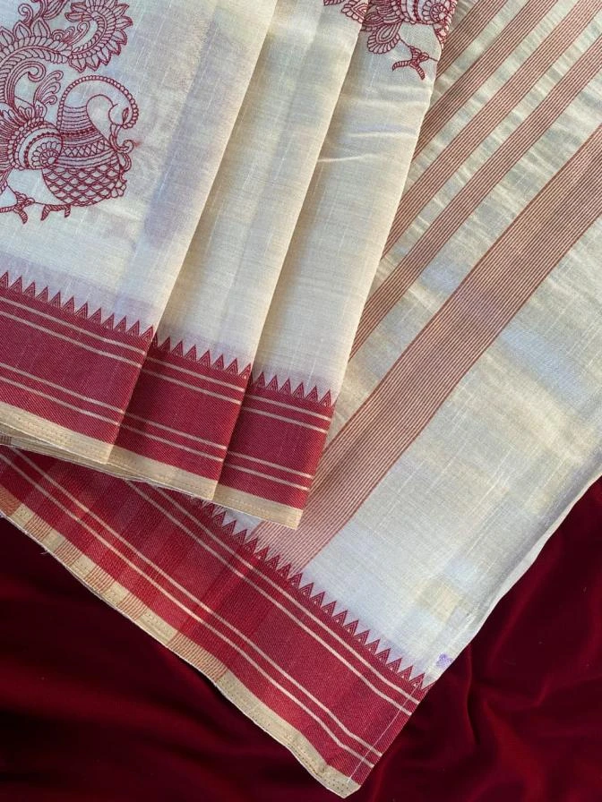 3011 Sarees wholesale TUSSAR SILK - Ethnicaa thumbnail 8