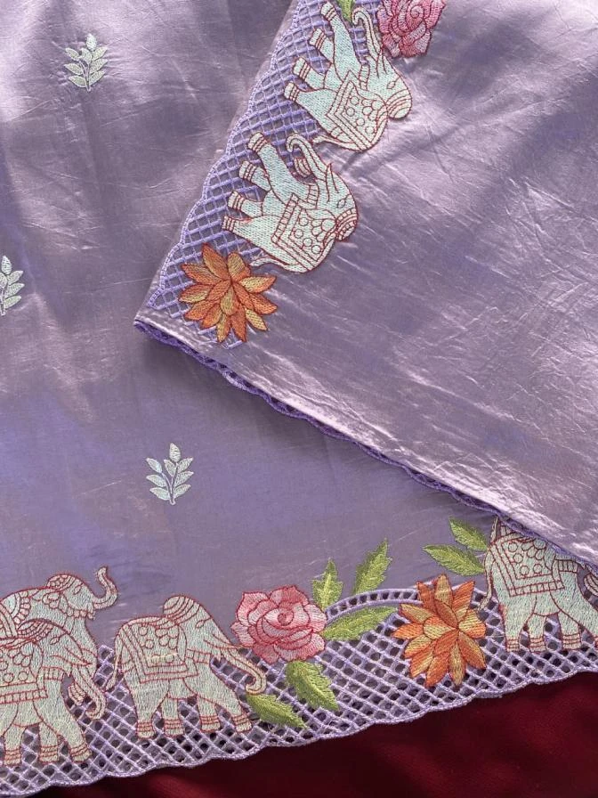 3012 Sarees wholesale VISCOSE TUSSER - Ethnicaa thumbnail 8