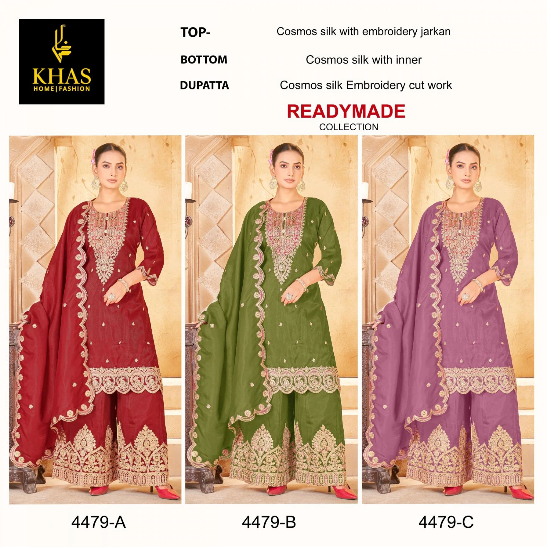 4479 Ethnic Wear wholesale COSMOS SILK - Ethnicaa thumbnail 3