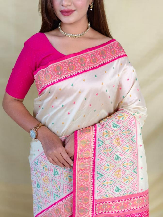 6003 Sarees wholesale SOFT SILK - Ethnicaa thumbnail 3