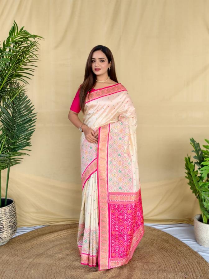 6003 Sarees wholesale SOFT SILK - Ethnicaa thumbnail 6