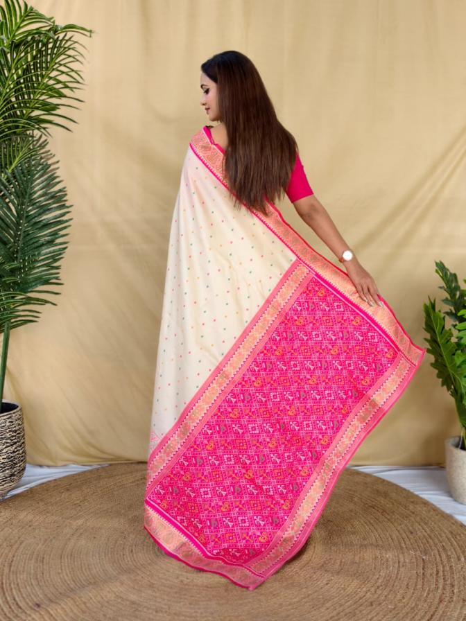 6003 Sarees wholesale SOFT SILK - Ethnicaa thumbnail 5