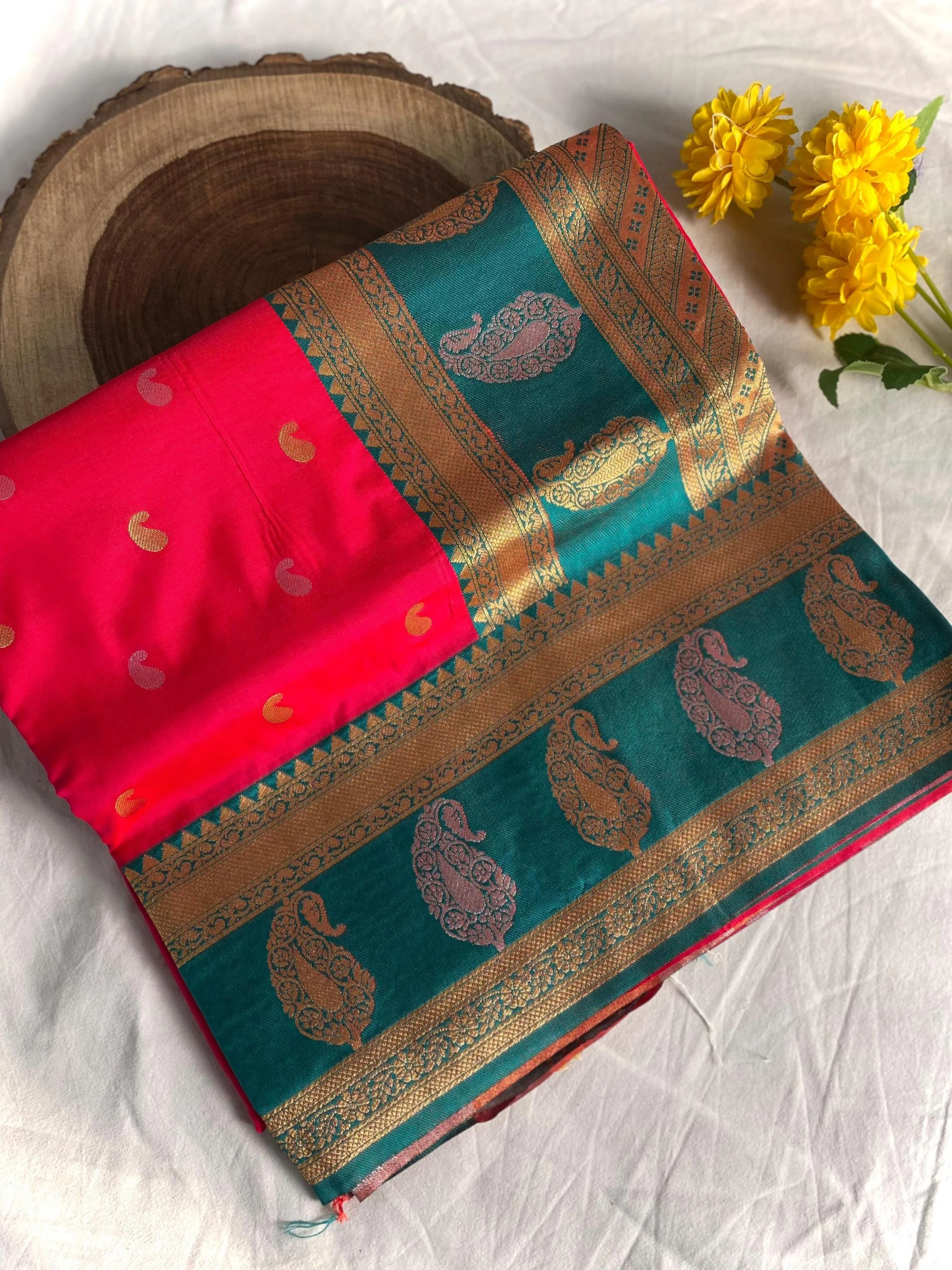 😍 Sarees wholesale PAITHANI - Ethnicaa thumbnail 8