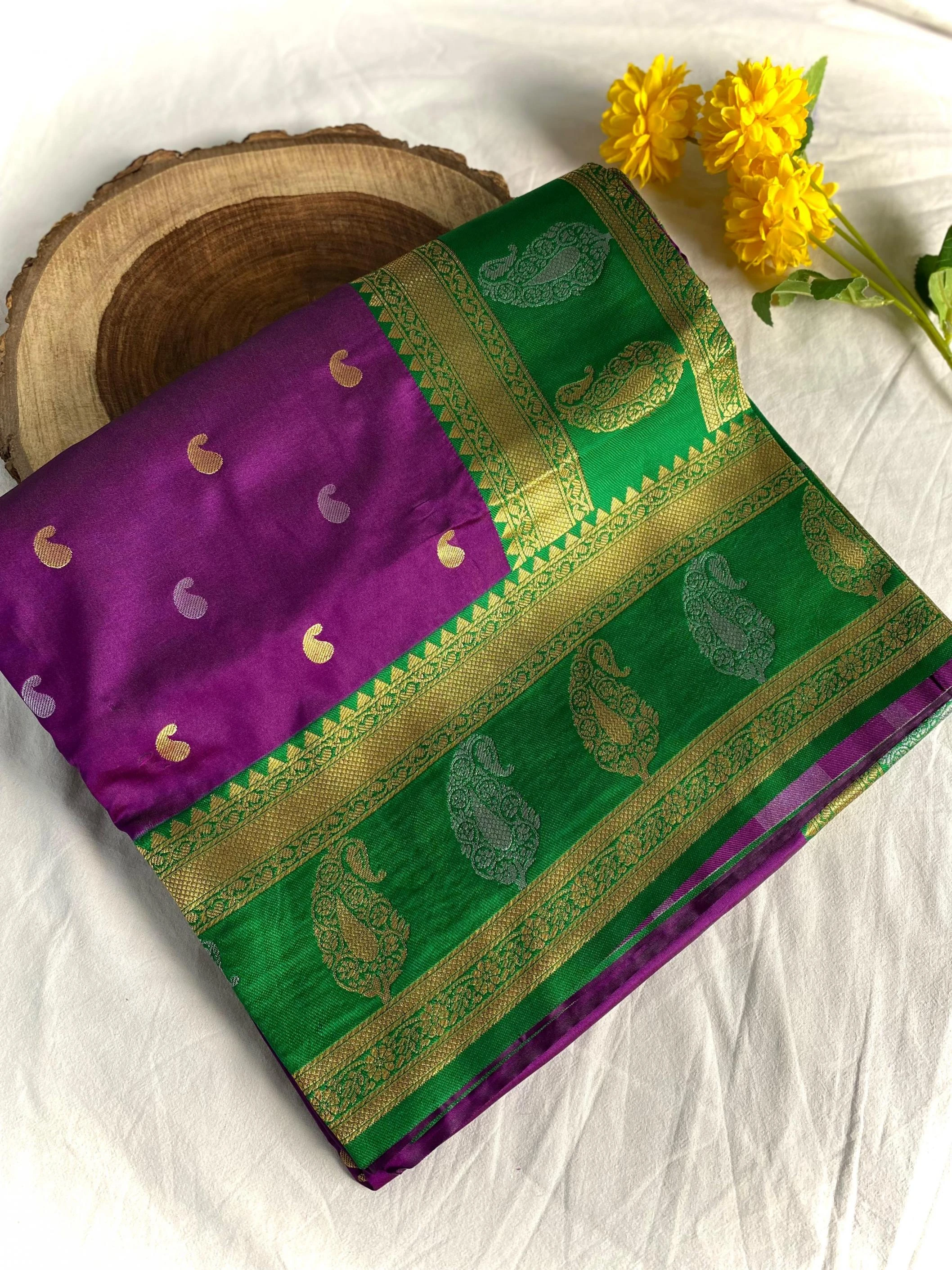 😍 Sarees wholesale PAITHANI - Ethnicaa thumbnail 3