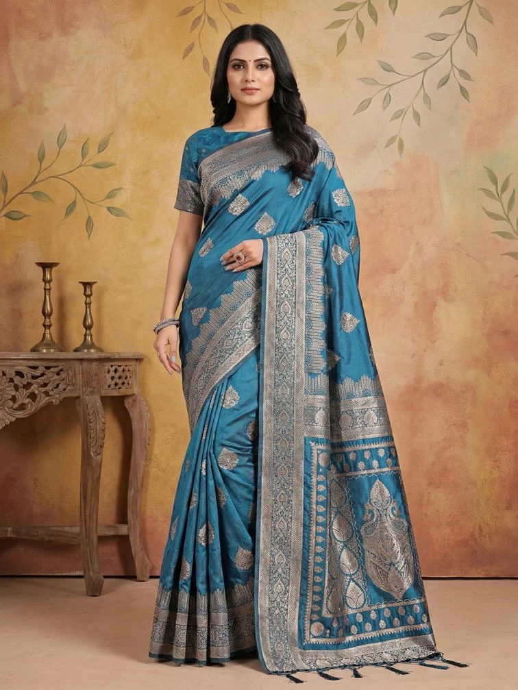 EXCLUSIVELY LAUNCHING FROM OUR NEWLY LAUNCHED ✨ Sarees wholesale SILK BLEND - Ethnicaa