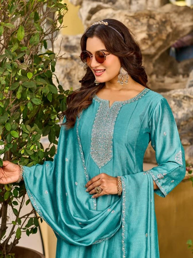 CRETA Ethnic Wear wholesale VICHITRA SILK - Ethnicaa thumbnail 2