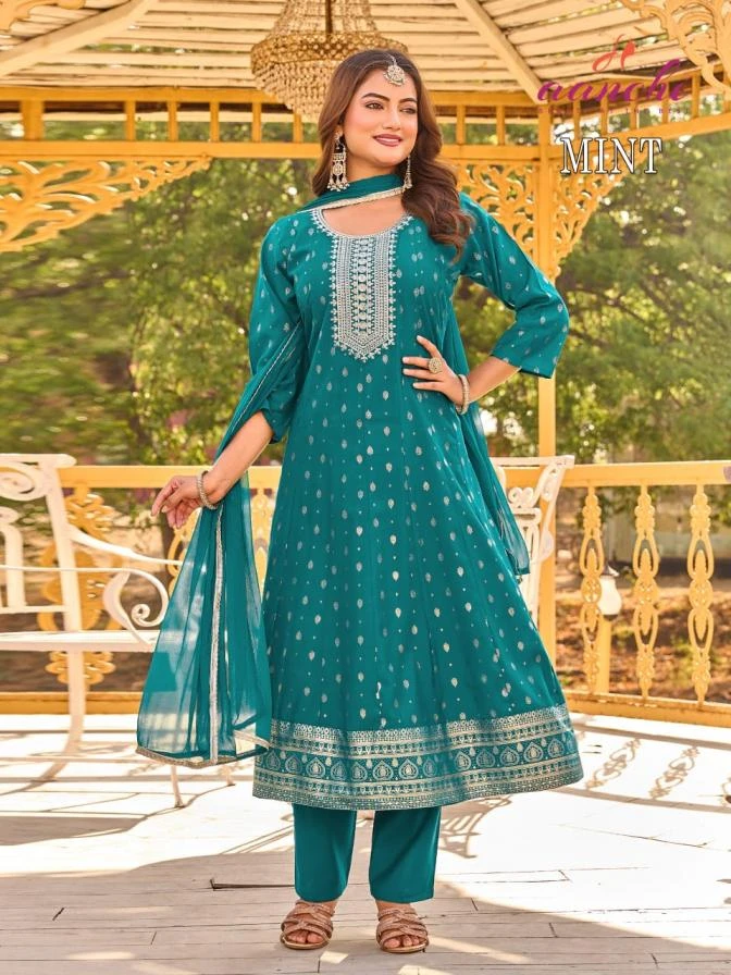 MINT Ethnic Wear wholesale Roman Silk - Ethnicaa thumbnail 5
