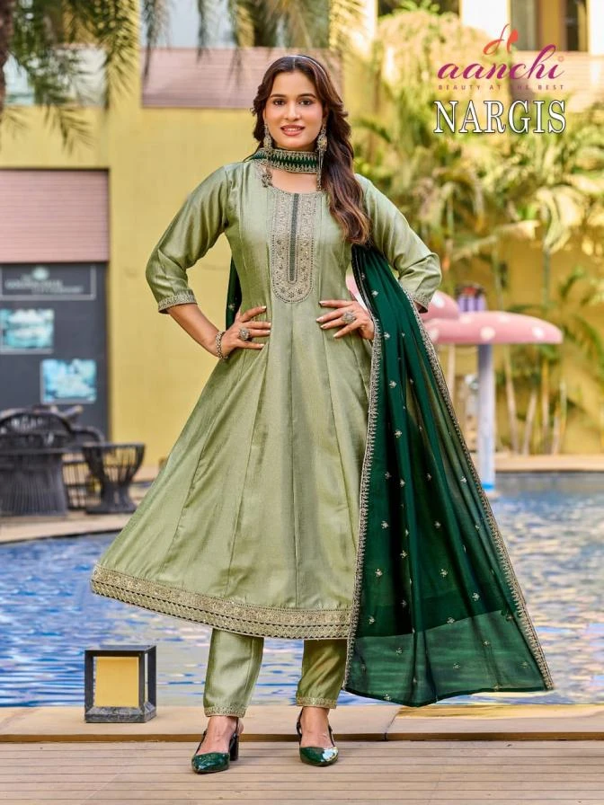 NARGIS Ethnic Wear wholesale VICHITRA SILK - Ethnicaa