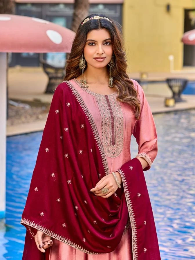 NARGIS Ethnic Wear wholesale VICHITRA SILK - Ethnicaa thumbnail 3