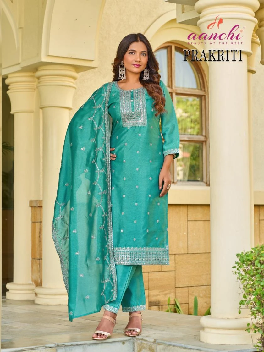 PRAKRITI Ethnic Wear wholesale VICHITRA SILK - Ethnicaa thumbnail 9
