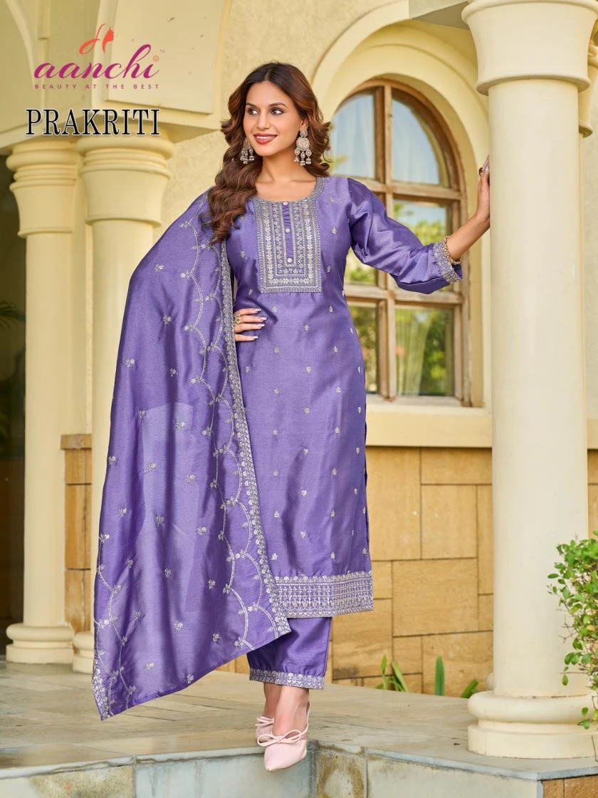 PRAKRITI Ethnic Wear wholesale VICHITRA SILK - Ethnicaa