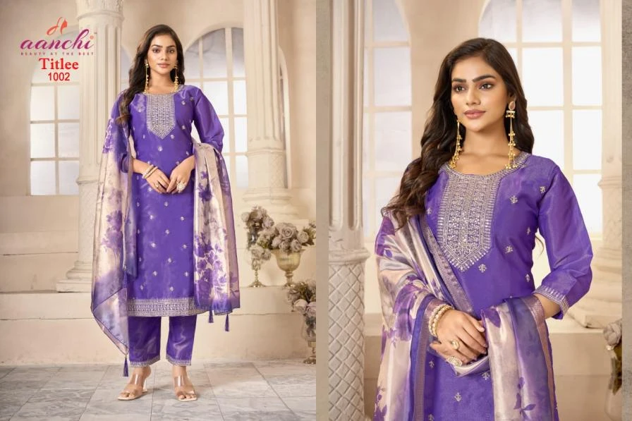 TITLEE Ethnic Wear wholesale TISSUE SHIMMER - Ethnicaa thumbnail 5