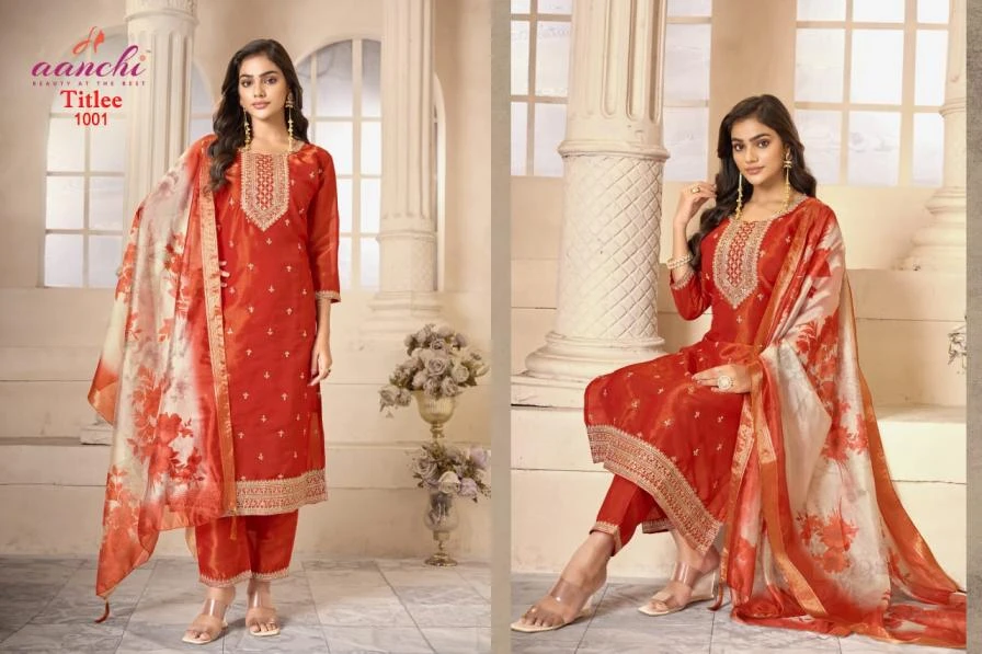 TITLEE Ethnic Wear wholesale TISSUE SHIMMER - Ethnicaa thumbnail 3