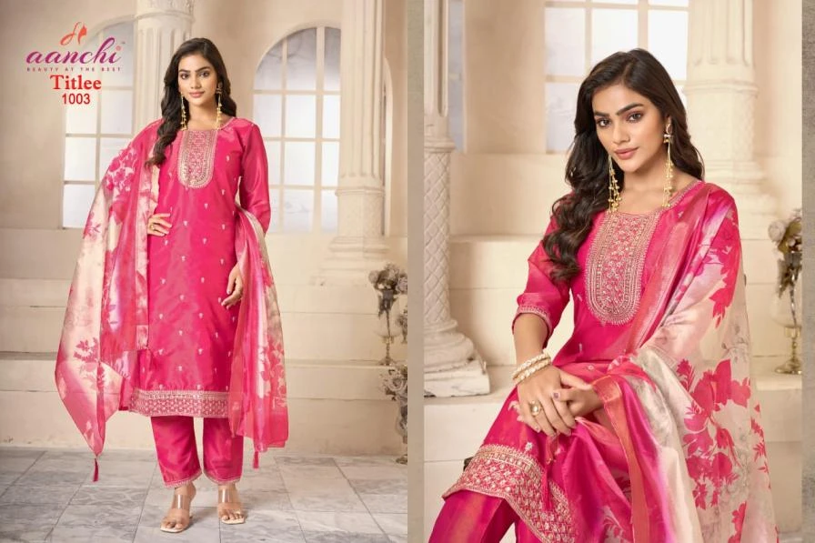 TITLEE Ethnic Wear wholesale TISSUE SHIMMER - Ethnicaa thumbnail 2