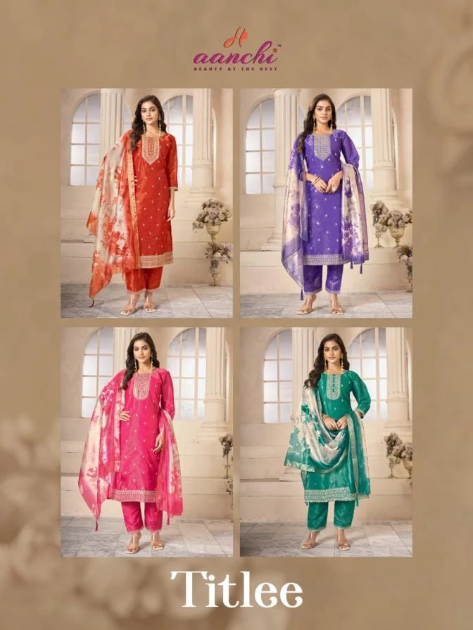 TITLEE Ethnic Wear wholesale TISSUE SHIMMER - Ethnicaa thumbnail 6