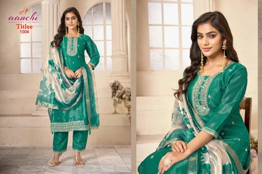 TITLEE Ethnic Wear wholesale TISSUE SHIMMER - Ethnicaa