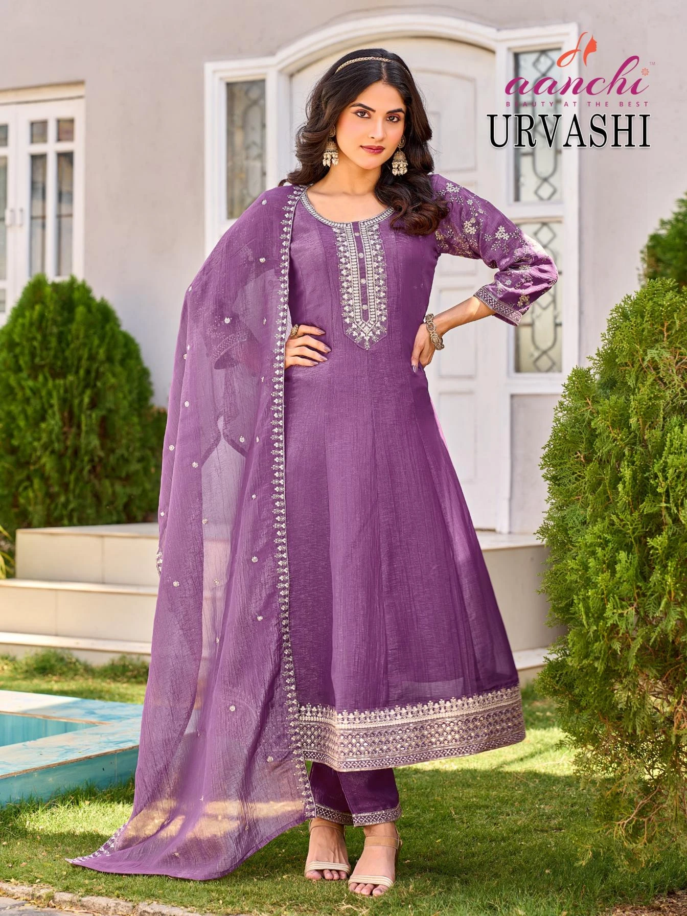 URVASHI Ethnic Wear wholesale VICHITRA SILK - Ethnicaa thumbnail 4