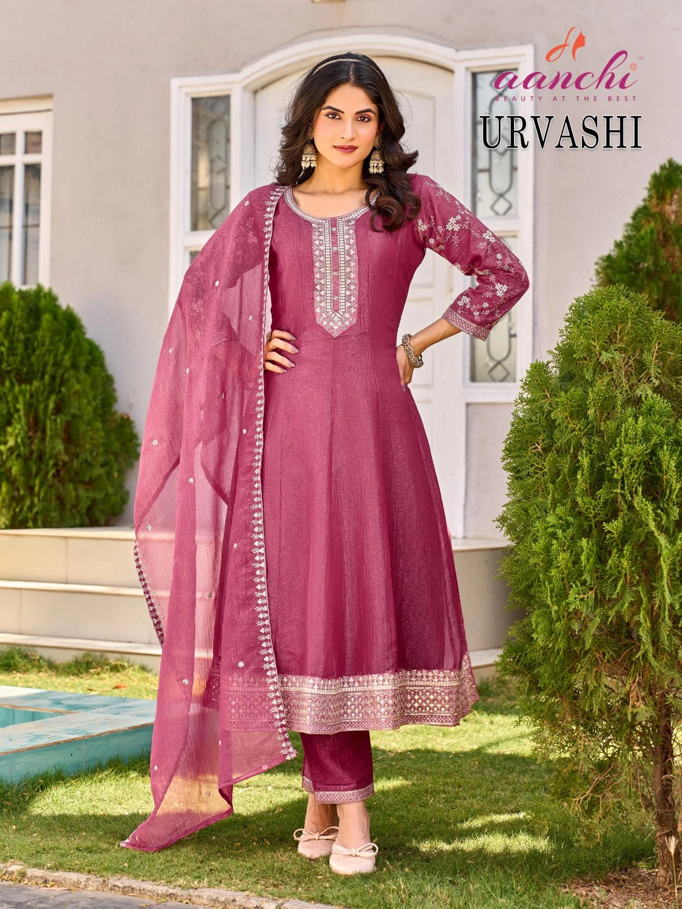 URVASHI Ethnic Wear wholesale VICHITRA SILK - Ethnicaa thumbnail 2
