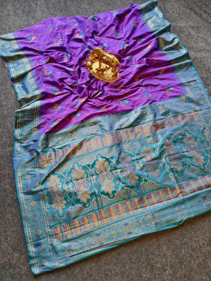 AF8002 silk Sarees wholesale SILK - Ethnicaa thumbnail 2