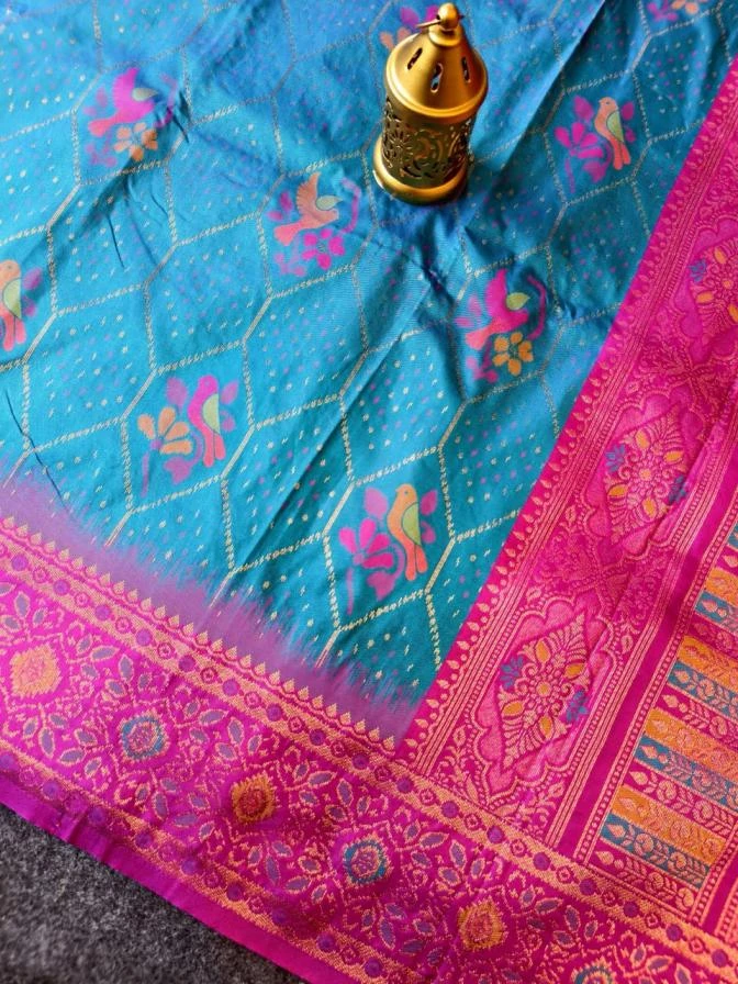 AF8002 silk Sarees wholesale SILK - Ethnicaa thumbnail 6