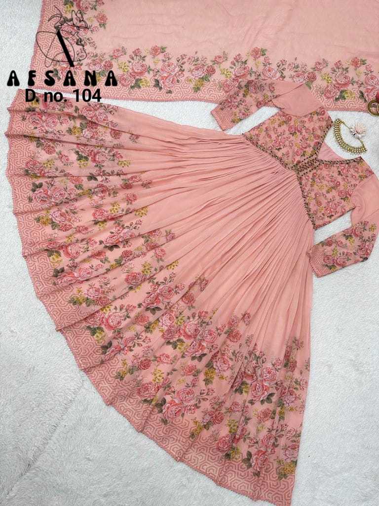 AALIYA 104 Readymade Salwar Suits wholesale FAUX GEORGETTE - Ethnicaa thumbnail 3