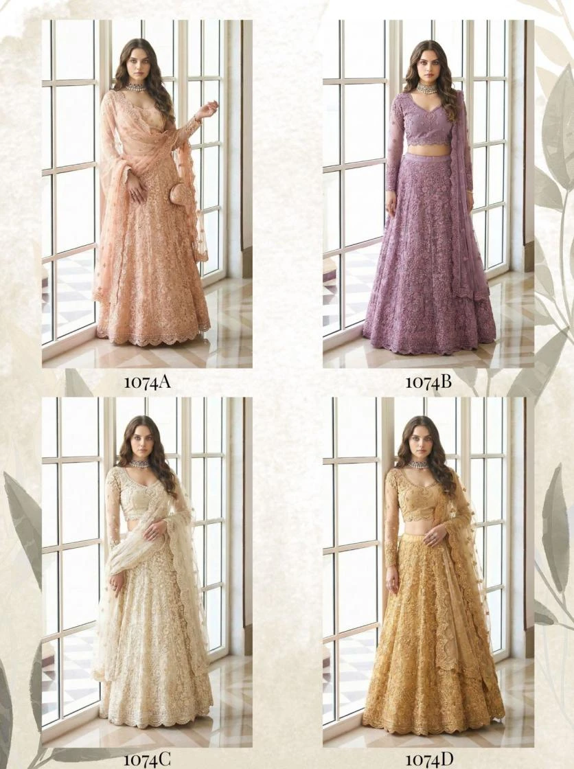 HERITAGE 1074 Lahanga wholesale NET - Ethnicaa thumbnail 13