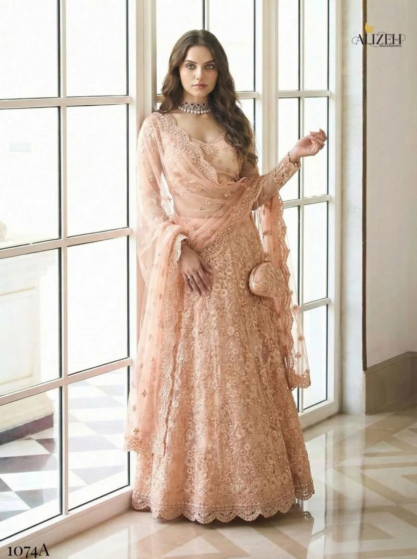 HERITAGE 1074 Lahanga wholesale NET - Ethnicaa thumbnail 11