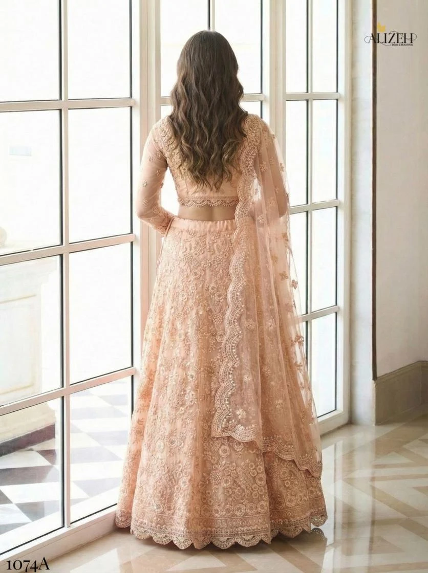 HERITAGE 1074 Lahanga wholesale NET - Ethnicaa thumbnail 3