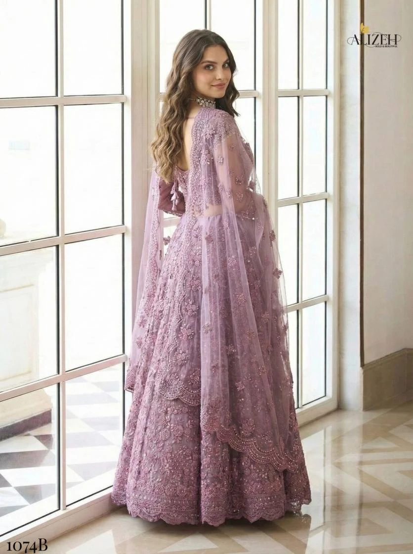 HERITAGE 1074 Lahanga wholesale NET - Ethnicaa thumbnail 8