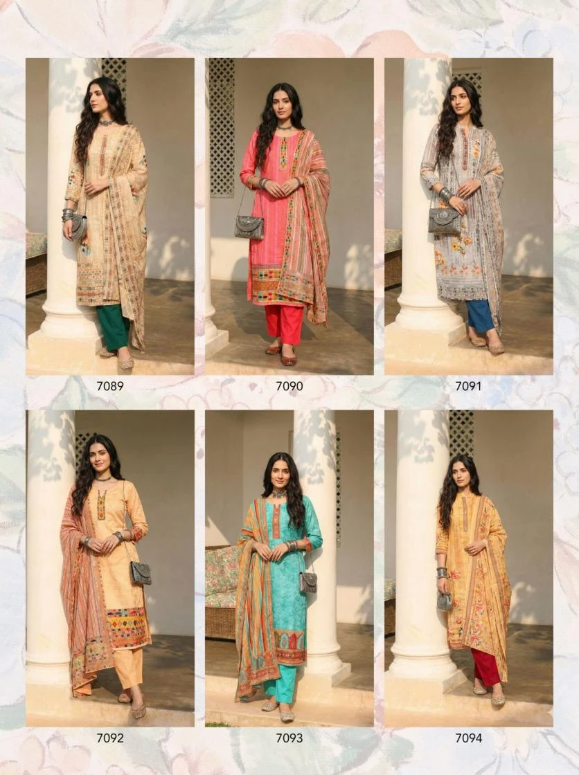 7089-7094 Ethnic Wear wholesale COTTON - Ethnicaa thumbnail 4