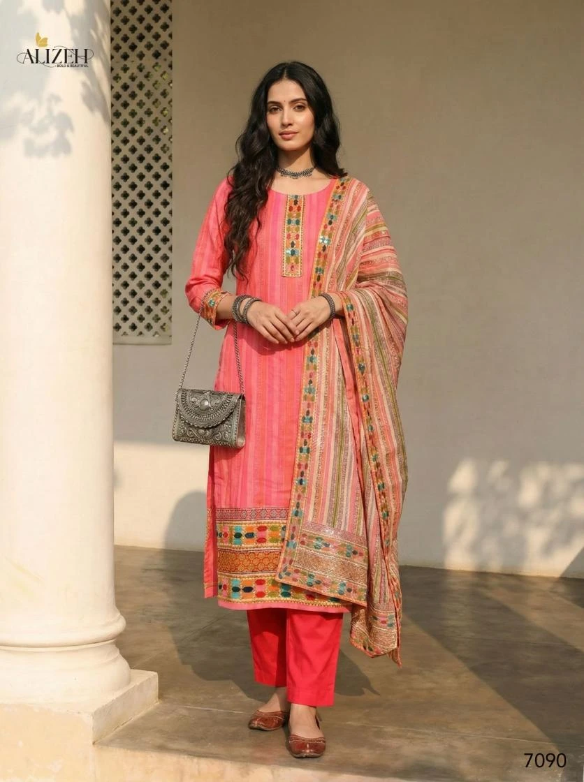 7089-7094 Ethnic Wear wholesale COTTON - Ethnicaa thumbnail 14