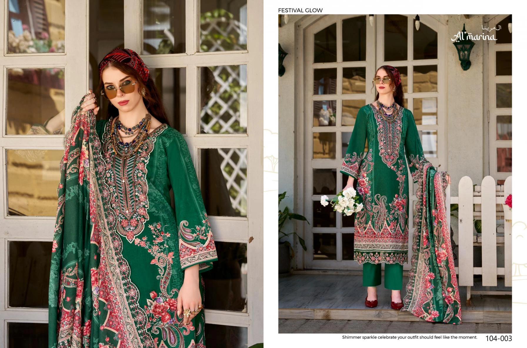 INAYAT VOL 2 Readymade Salwar Suits wholesale COTTON - Ethnicaa thumbnail 4