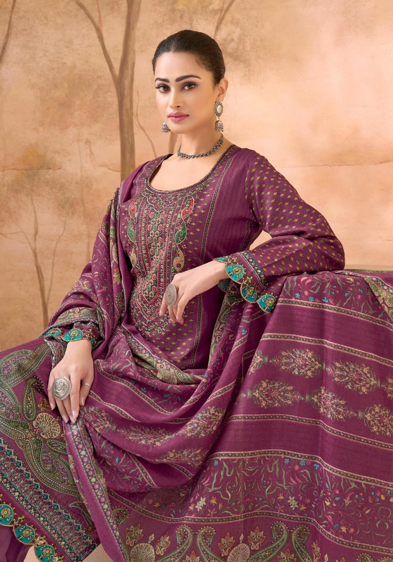 KALHANA Readymade Salwar Suits wholesale COTTON - Ethnicaa thumbnail 4